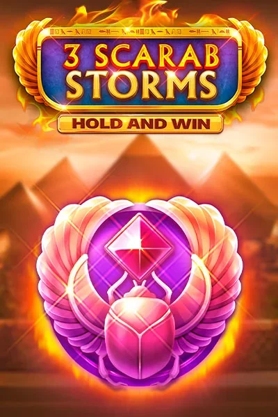 3 Scarab Storms Hold and Win machine à sous — Wolfy Casino